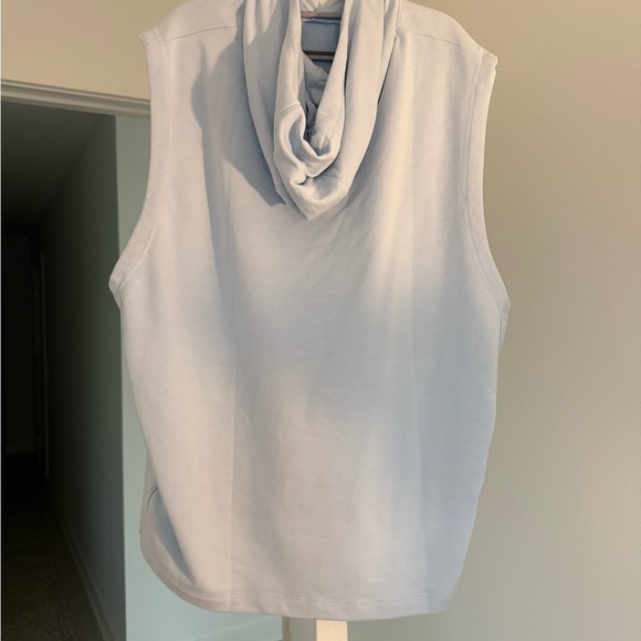 Jordan Dri-Fit Light Blue Fleece Sleeveless Hoodie - Picture 2 of 3